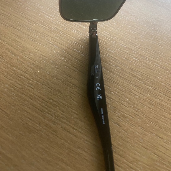 NWT Ray-Ban 60mm Aviator RB3483 Unisex Sunglasses Gunmetal Frame Green L… - Picture 5 of 9